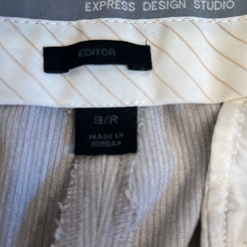 Like New Express Editor Light Gray With Pinstripe… - image 3